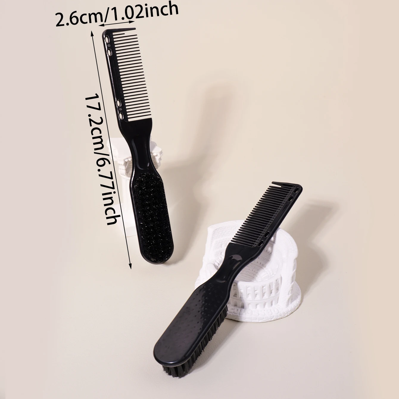 Multifunctional Travel Dual Head Brush Comb Tool