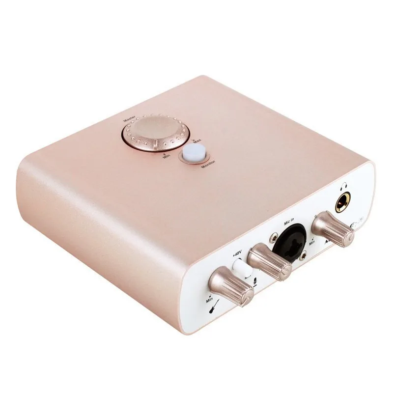 

High quality, easy to use and durable external sound card, live broadcast equipment, singing sound card, mobile phone