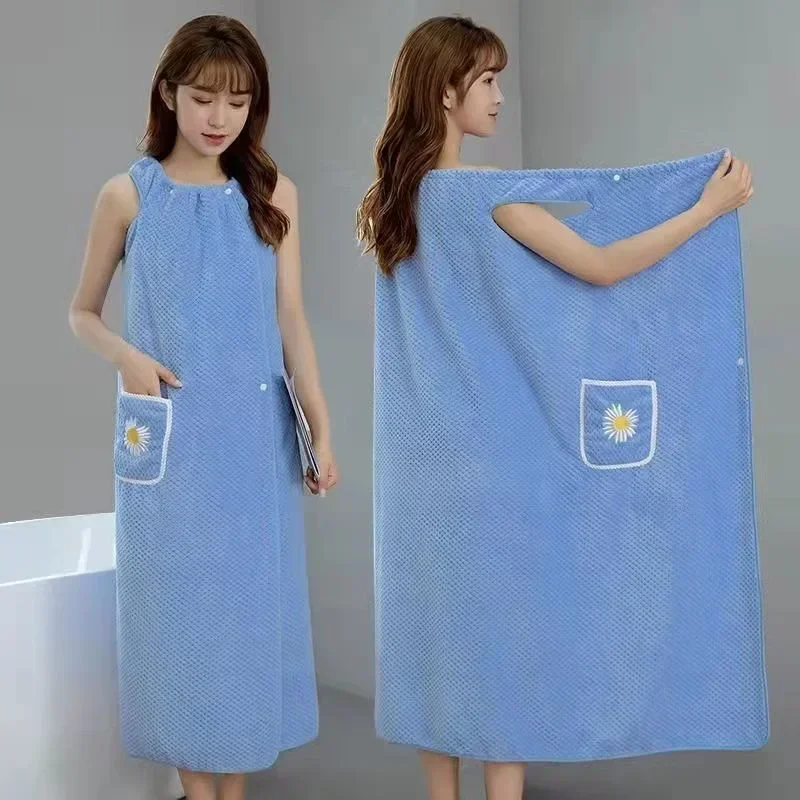 Wearable Towel Ladies Shower Spa for Adults Beach Soft Bath Towel Wearable Microfiber Beach Towels Bathrooms Towel