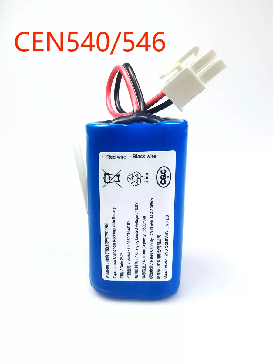 

New for ECOVACS CEN540 CEN546 Sweeping Robot Lithium ion Rechargeable Battery 16.8V 2600mAH