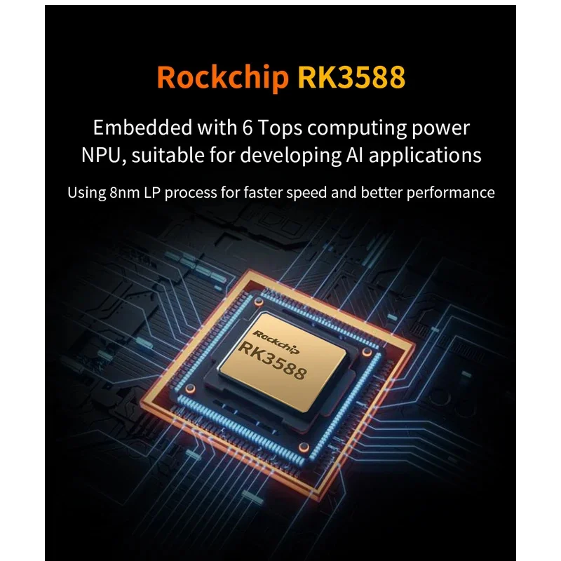 Плата разработки OrangePi 5 PLUS с внешним декодированием Ruixin Micro RK3588 SSD8k WiFi Bluetooth