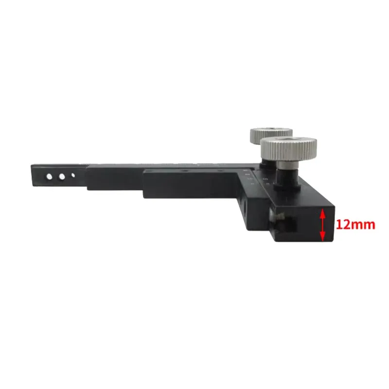 Metal Aluminum Alloy Microscope Moving Stage X/Y Axis Adjustable Precision Micrometer Slide with Scale for Laboratory Use