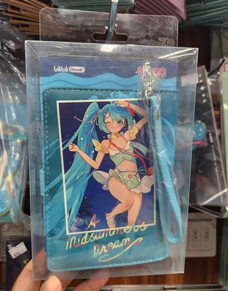 Portefeuille multifonction Hatsune Miku « Summer Dream Miku » 2026 Nouvelle série d'anime, porte-cartes, cadeaux d'anniversaire