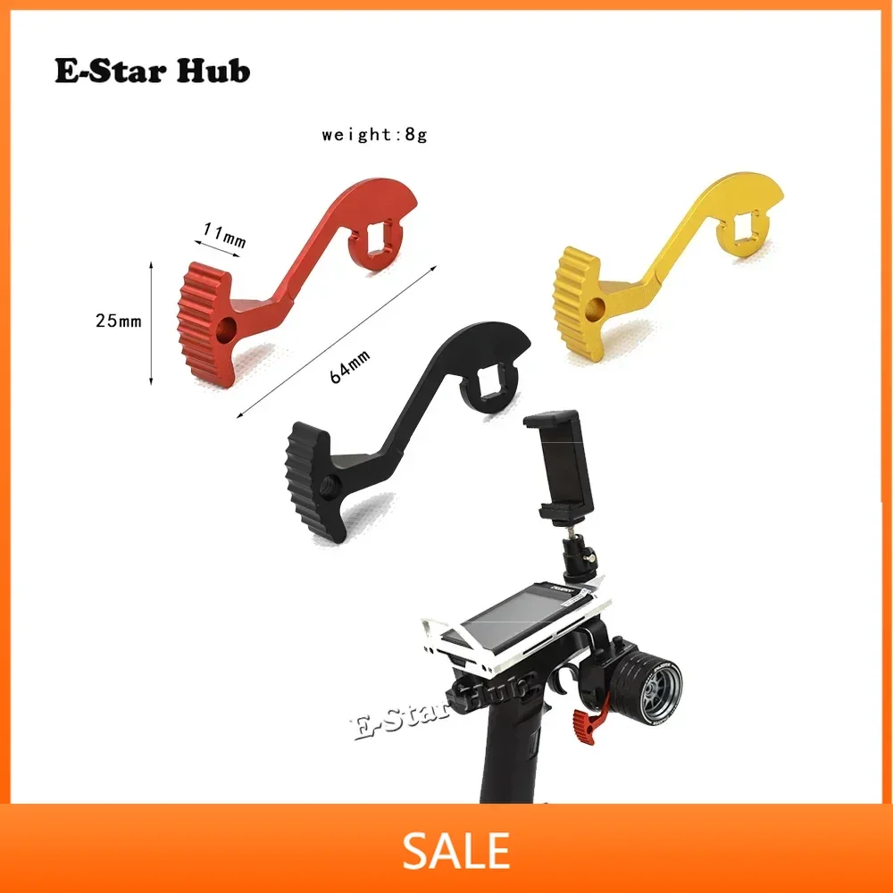 

Metal Thumb Lever Transmitter Steering Wheel Trigger One-handed Control Adapter for Flysky Noble NB4 Lite PRO Upgrade Parts