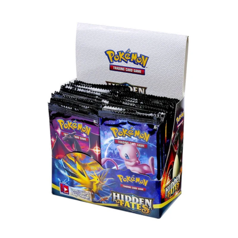 4/12packa Karty Pokemon GX Tag Team Vmax EX Mega Energy Shining Game Battle Carte Trading Kolekcja Kart Zabawki Prezenty dla dzieci