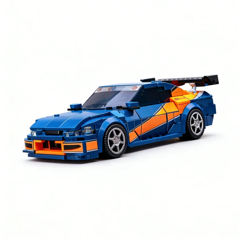 Car Accessories Walmart - 422 elementy MOC Samochód Wyścigowy Uliczny