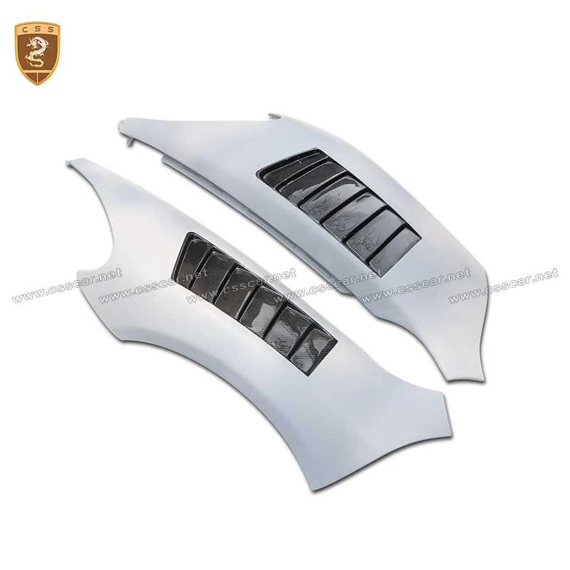 

For McLaren 650S Mudguards 2014-2016 Carbon Fiber Mix Fiberglass Side Fender Flares 675LT Style Wheel Arch Car Tuning Accessory