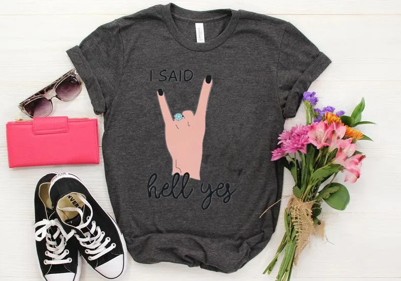 Ring Finger Shirt Bride to Be Gift Bridal Party Shower Honeymoon Just Married Newly Engaged 100%cotton Streetwear Drop shipping