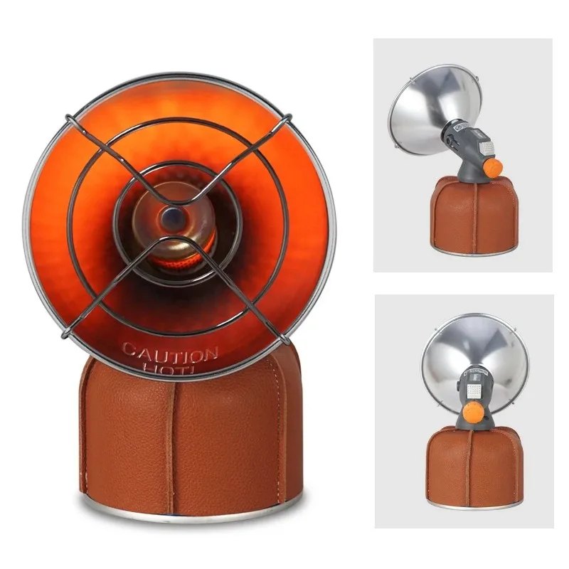 กลางแจ้งแบบพกพา Mini เครื่องทําความร้อนฤดูหนาว Camping ตกปลาเต็นท์เตาแก๊ส Burner เครื่องทําความร้อน Survival อุปกรณ์ Windproof สแตนเลส