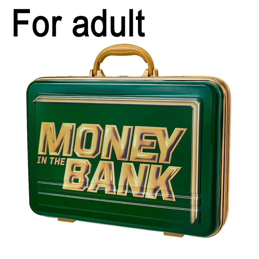

Реплика портфеля WWE Money in the Bank Зеленый памятный коллекционный чемодан НОВИНКА