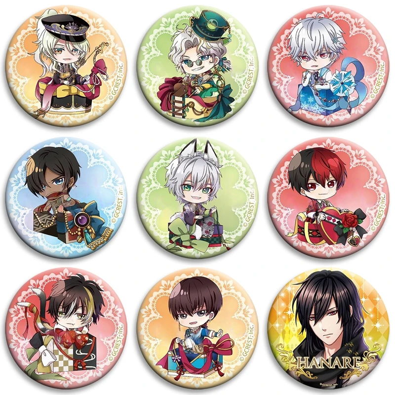 

Role-playing Game 100 Sleeping Princes & The Kingdom of Dreams Characters Pin Cartoon Badge Brooches for Clothes Bag Decor Gifts