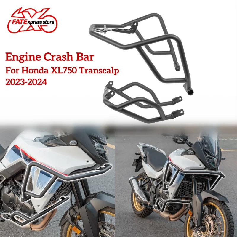

For Honda XL750 XL 750 Transcalp 2023-2024 Engine Crash Bar Guard Highway Bumper Stung Cage Frame Protection Motorcycle Accessor
