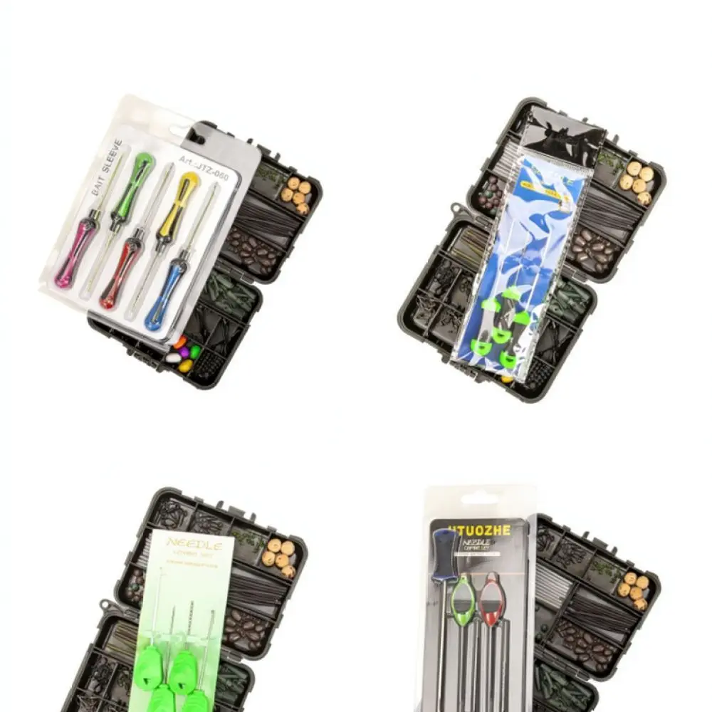 Terminal Tackle Kit For Toply Carp Fishing Accessories Set Durable Rubber Beads Swivels Rigging Gear Outdoor Sport Tools