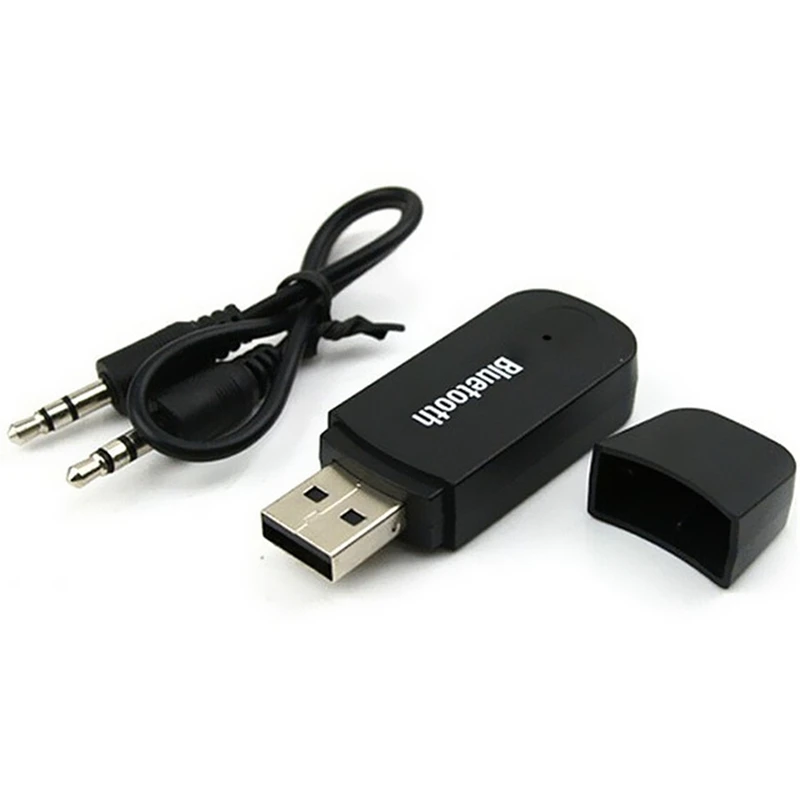 Android IOS Mobile Phone 3.5mm Jack USB Bluetooth AUX Wireless Car Audio Receiver A2DP Music Receiver Adapter