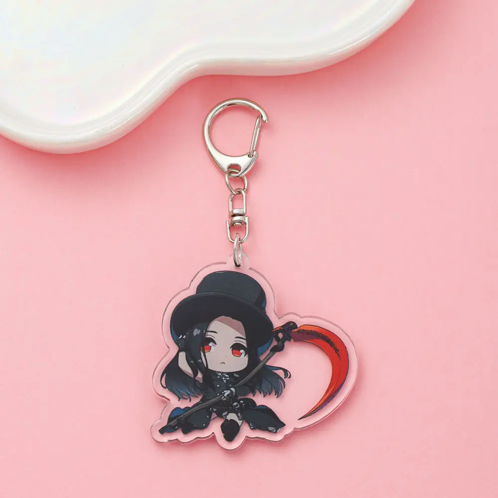 1/22Pcs Game Cartoon Guilty Gear Acrylic Keychain Cute Backpack Pendant Funny Bag Charms Accessories Decoration Holiday Gifts