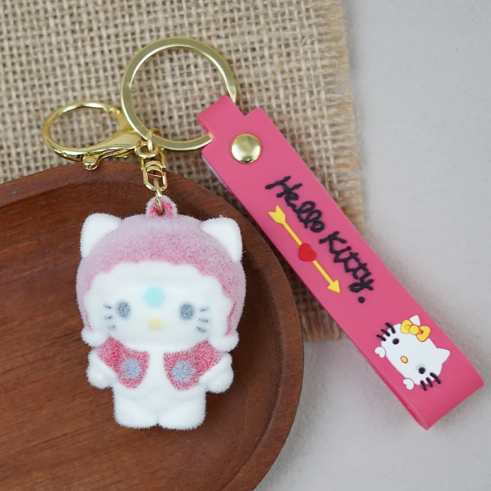 لسلسلة مفاتيح نموذج هالو كيتي الصغيرة، قلادة تزيين كرتونية رائعة، مناسبة لتزيين حقائب الظهر وحقائب اليد وسلسلة المفاتيح #3