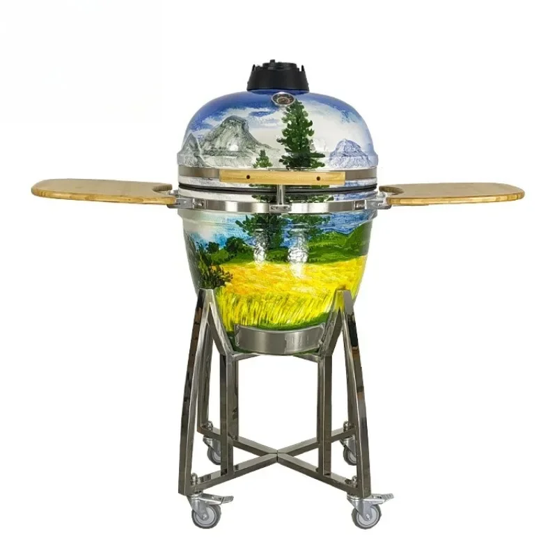 Large size 21 inch ceramic, grill grill