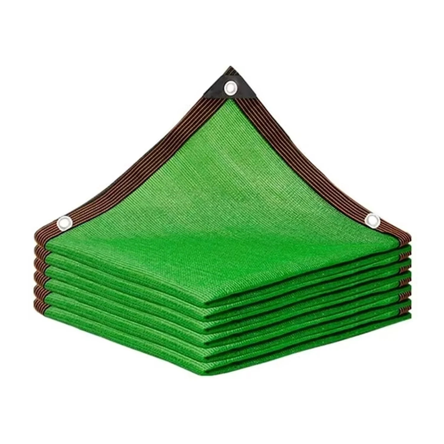 Robustes Schattentuch UV-Schutz Sonnenschutznetz mit Ösen für Terrasse Pergola Garten Hinterhof Carport Braun – Detail 9