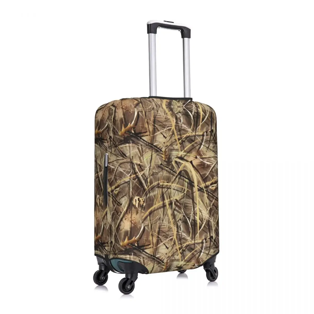 Custom Real Tree Camouflage Camo Pattern Suitcase Cover Elastic Travel Luggage Covers for 18-32 inch