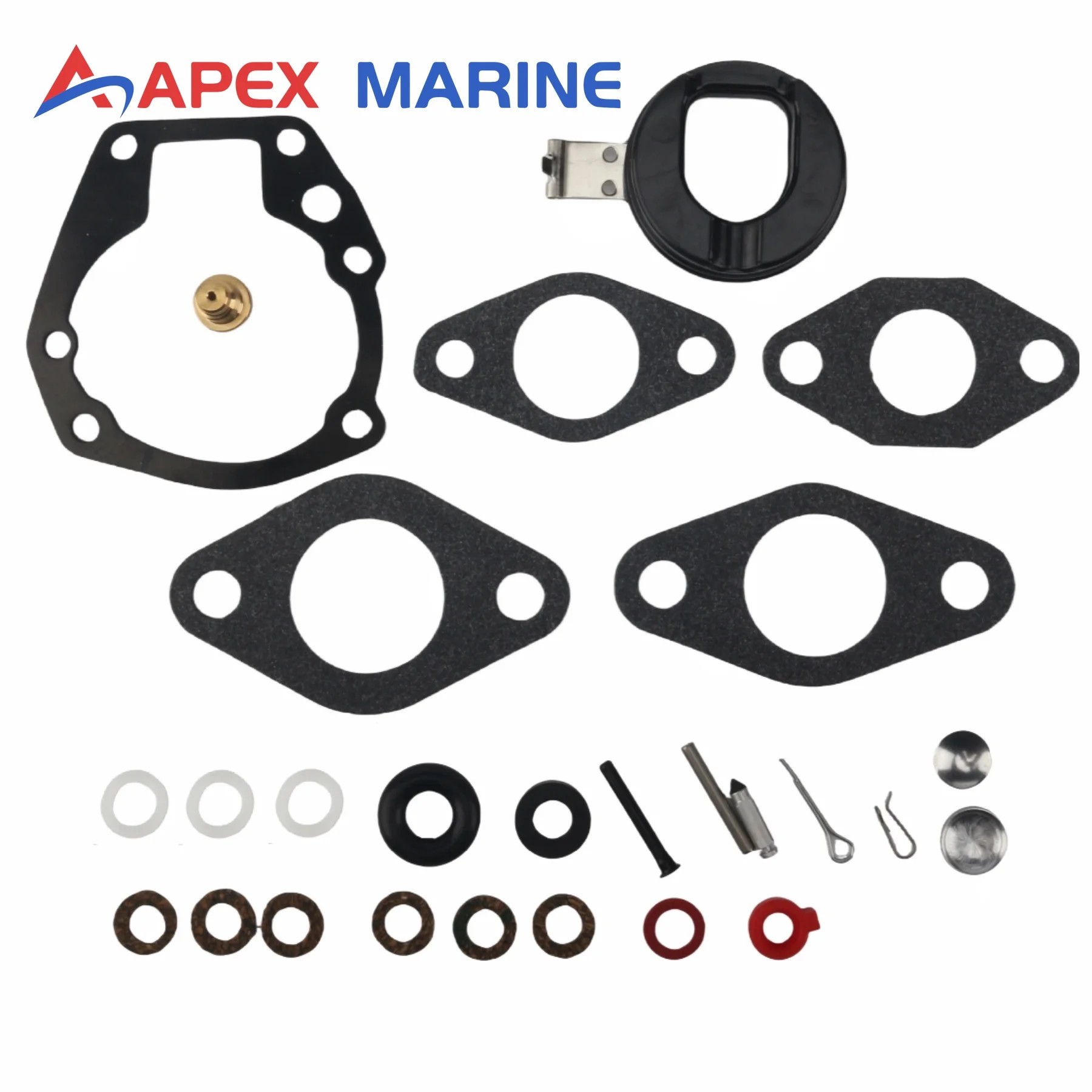 

439071 Boat Motor Carburetor Repair Kit Assembly for Johnson Evinrude OMC Outboard Engine 1.5 To 20 HP 2-Stroke 382045 382046