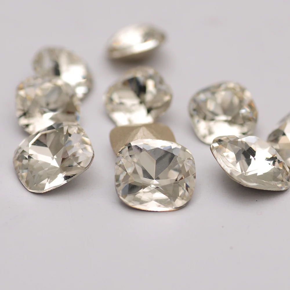 Different Shapes Super Clear 10PCS Rhinestones Glass DIY Accessories Crafts Crystal Jewels Beads For Nail Art Garment Decoration