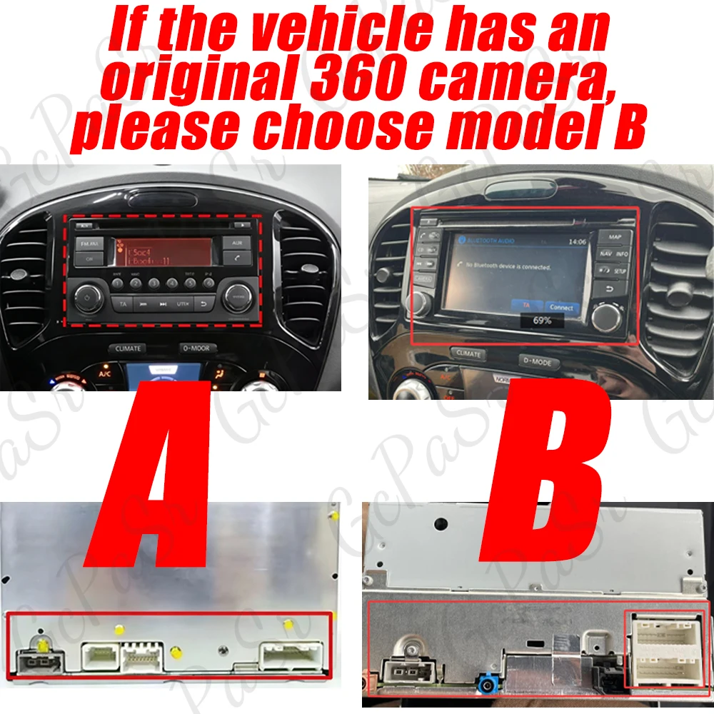 CarPlay Android Auto For Nissan Juke 2011 - 2017 Car Radio GPS Navigation Video Screen Car Radio 2k DSP Car Monitor Android 16