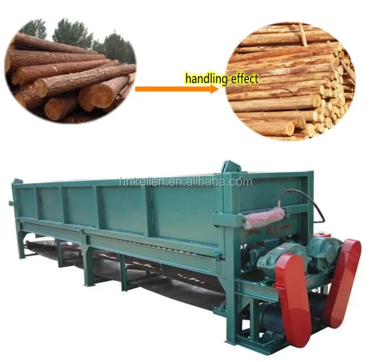 Pelapatate professionale automatico avanzato per tronchi di legno