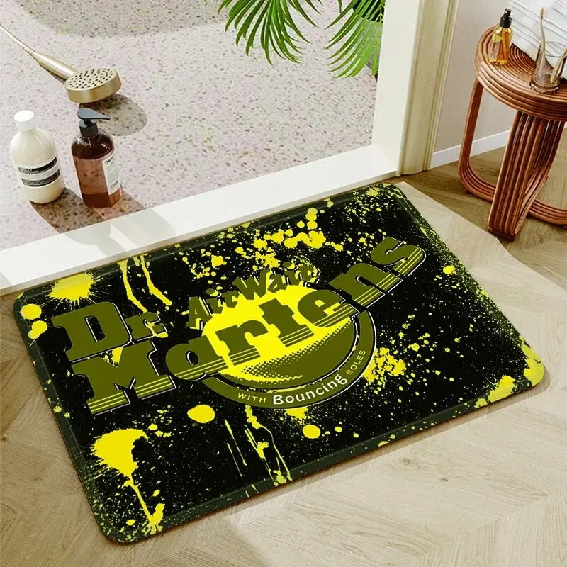 Dr.Martenes Bath Mats Door Mat Washable Non-slip Kitchen Rug Room Rugs Balcony Carpet Home Foot Bathroom Doormat Entrance House