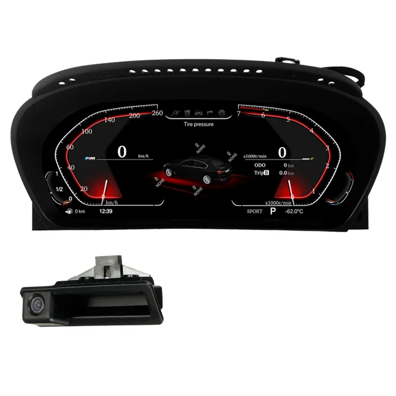 

2022 Latest Original car digital speedometer instrument cluster for 5 Series E60 E61 E63 E64 LCD Dashboard Instrument