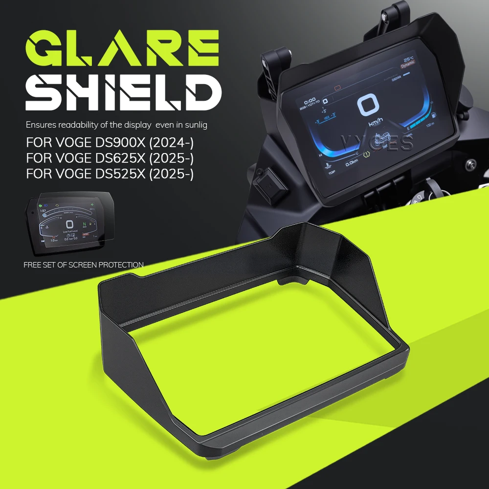 

Солнцезащитный козырек от бликов, солнцезащитный козырек для экрана прибора для VOGE DS900X 2024- DS625X DS525X DSX 900 625 525 2025-