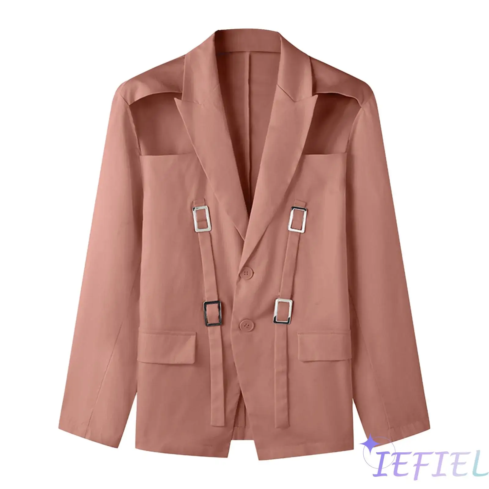 

Mens Contemporary Festival Blazer with Mixed Textures And Body Contouring Silhouette Complete Statement Jacket for Special Night