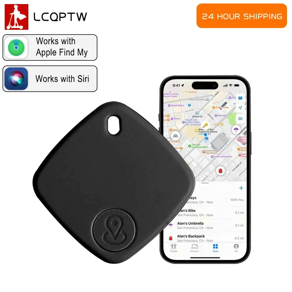 جهاز تعقب GPS ذكي لتحديد المواقع جهاز تذكير مضاد للفقدان لاسلكي لمفتاح تحديد موقع Iphone يعمل مع تطبيق Find My (iOS فقط).