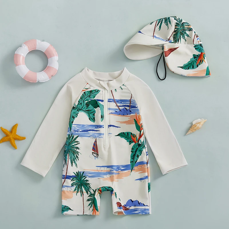Swimsuit with Sun Hat 4