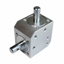 Right angle conical bevel gearbox right angle commutator device speed ratio 1:1 double 8MM shaft