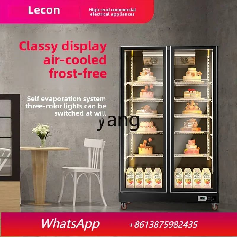 Lcx commercial vertical air-cooled cake cabinet fruit fresh dessert cabinet