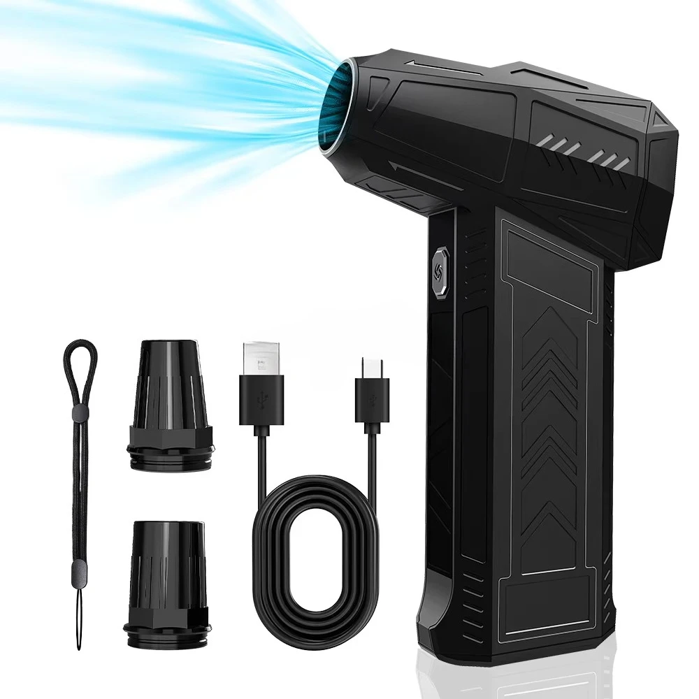 Mini Electric Air Duster 130000rpm Portable Handheld Fan Small Blower  Fan Industrial Grade for Cleaning