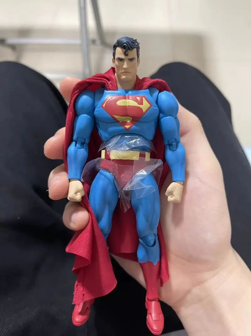 Mafex Dc Manga Version Hush Superman Action Figure Collection Model Toys Gifts