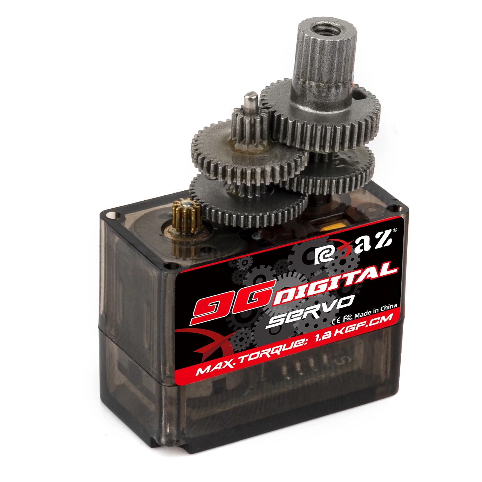 RCXAZ 9g servomoteur à dents de fer numérique Mini Micro Servo 180 °   Pour RC Mini voiture Robot hélicoptère bateau petits servomoteurs