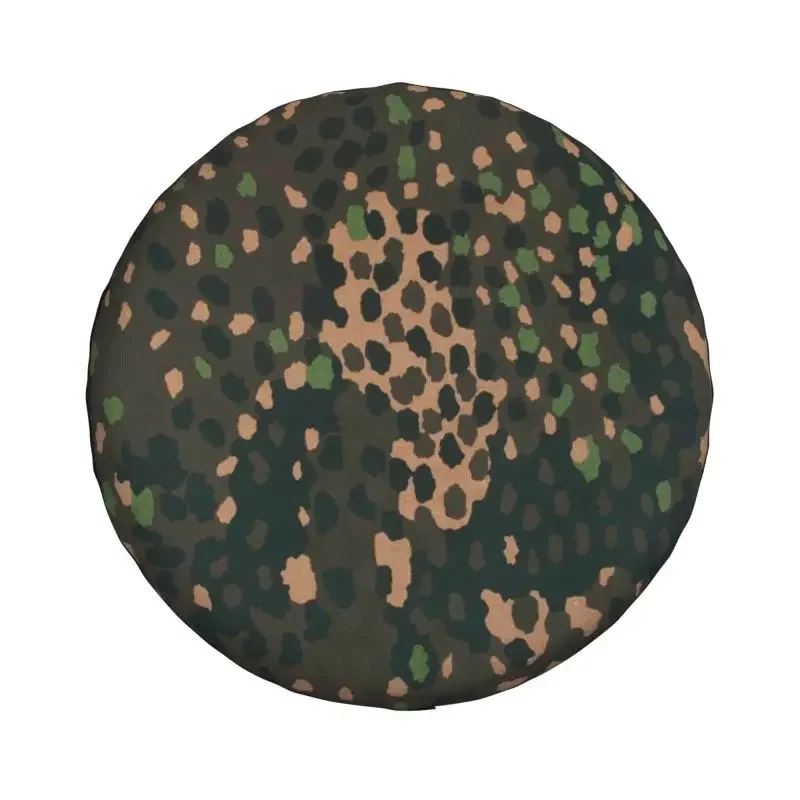 Pea Dot Camo Army Spare Tire Cover for Pajero German Camouflage Camper Car Wheel Protectors Accessories 14