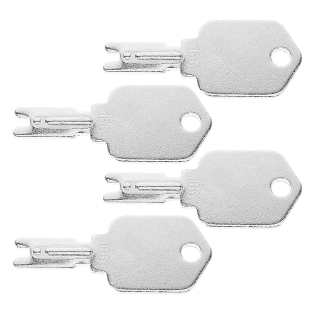 4 Pcs Forklift Key Heavy Construction Keys Lifts Set Universal Machine Accessories Iron Duty