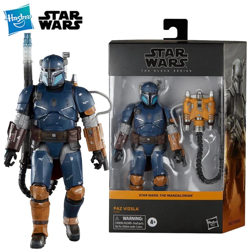 

[In-Stock] Hasbro Star Wars The Black Series Paz Vizsla 15cm Original Action Figure Nice Collectible Model Gift Toys