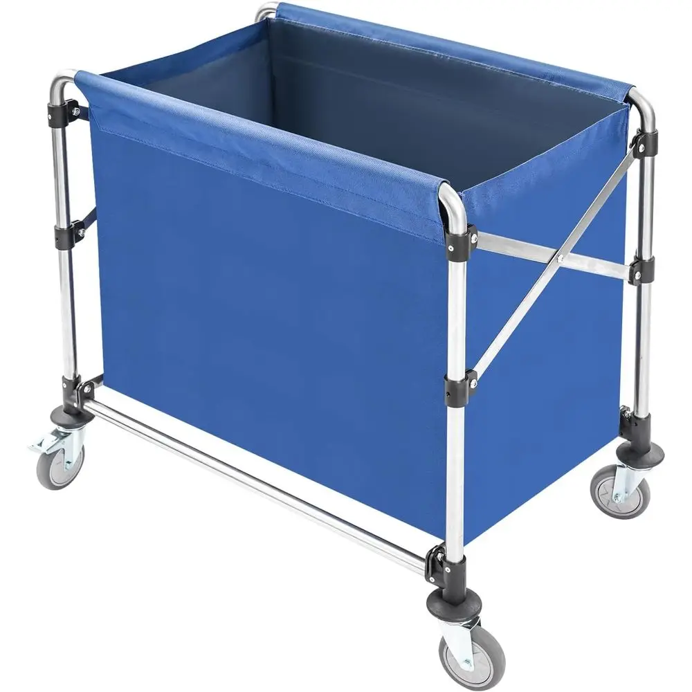 Rolling Laundry Bag or Dirty Clothes Hotel Laundry Hamper Rolling Laundry Bag oldable Laundry Basket with Wheels Laundry Cart in
