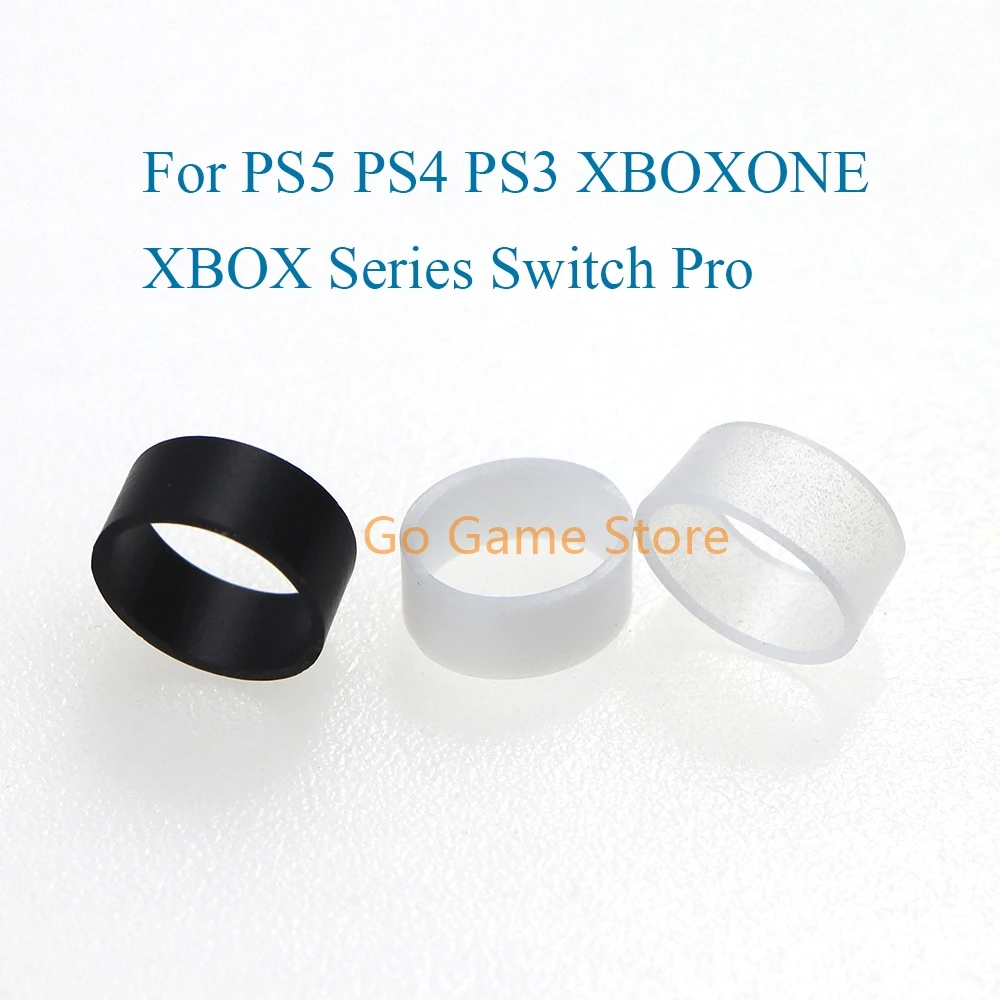 200pcs Silicone Protective Ring for PS5 PS4 PS3 XBOXONE XBOX Series Switch Pro Joystick Elastic Guard Rocker Bumper Ring