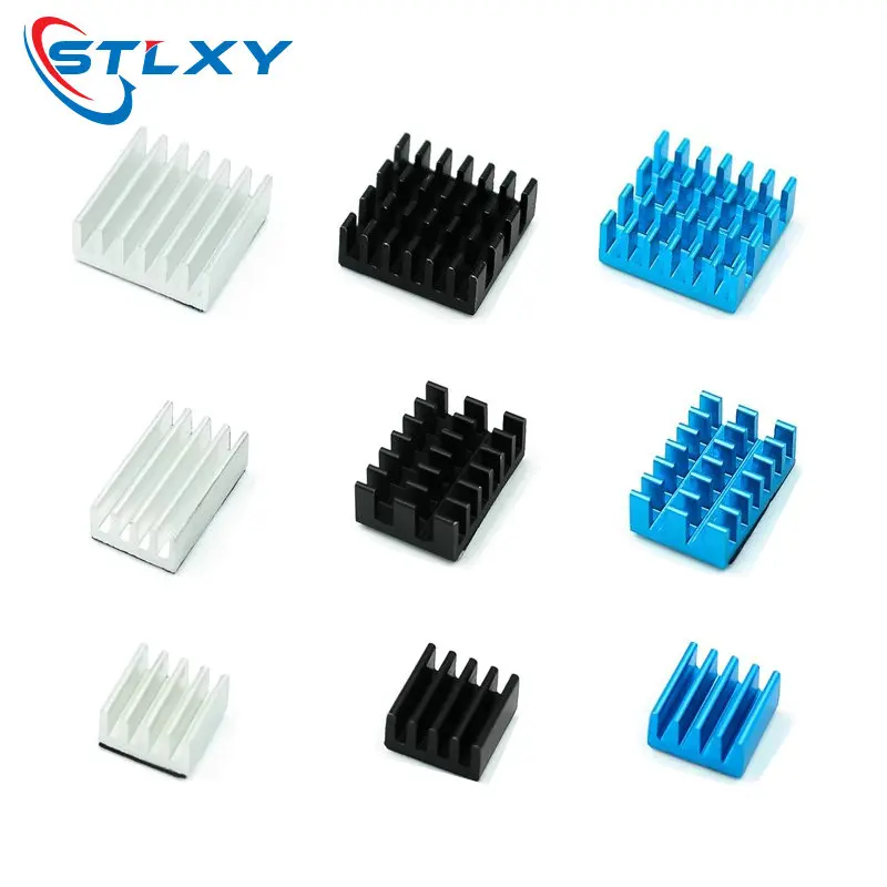 For Raspberry Pi 4 Heat Sink 3pcs Raspberry Pi 4B Aluminum Heatsink Radiator Cooling Kit Cooler for Raspberry Pi 4 Model B