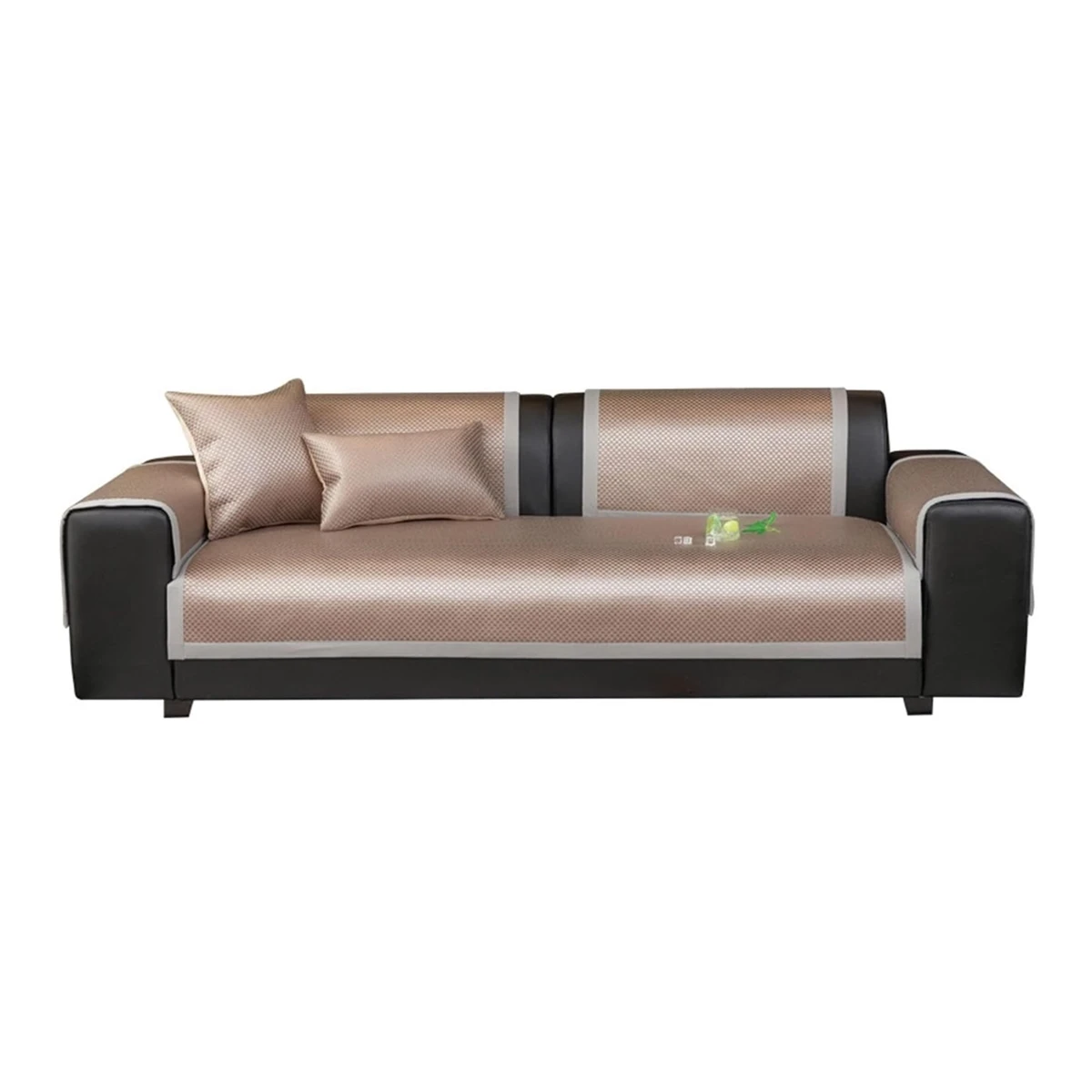 Cooling Sofa Slipcovers Set Ice-Sensing Fabric Couch Covers for Furniture Protector, Non Slip Breathable Cushion Mat for Living
