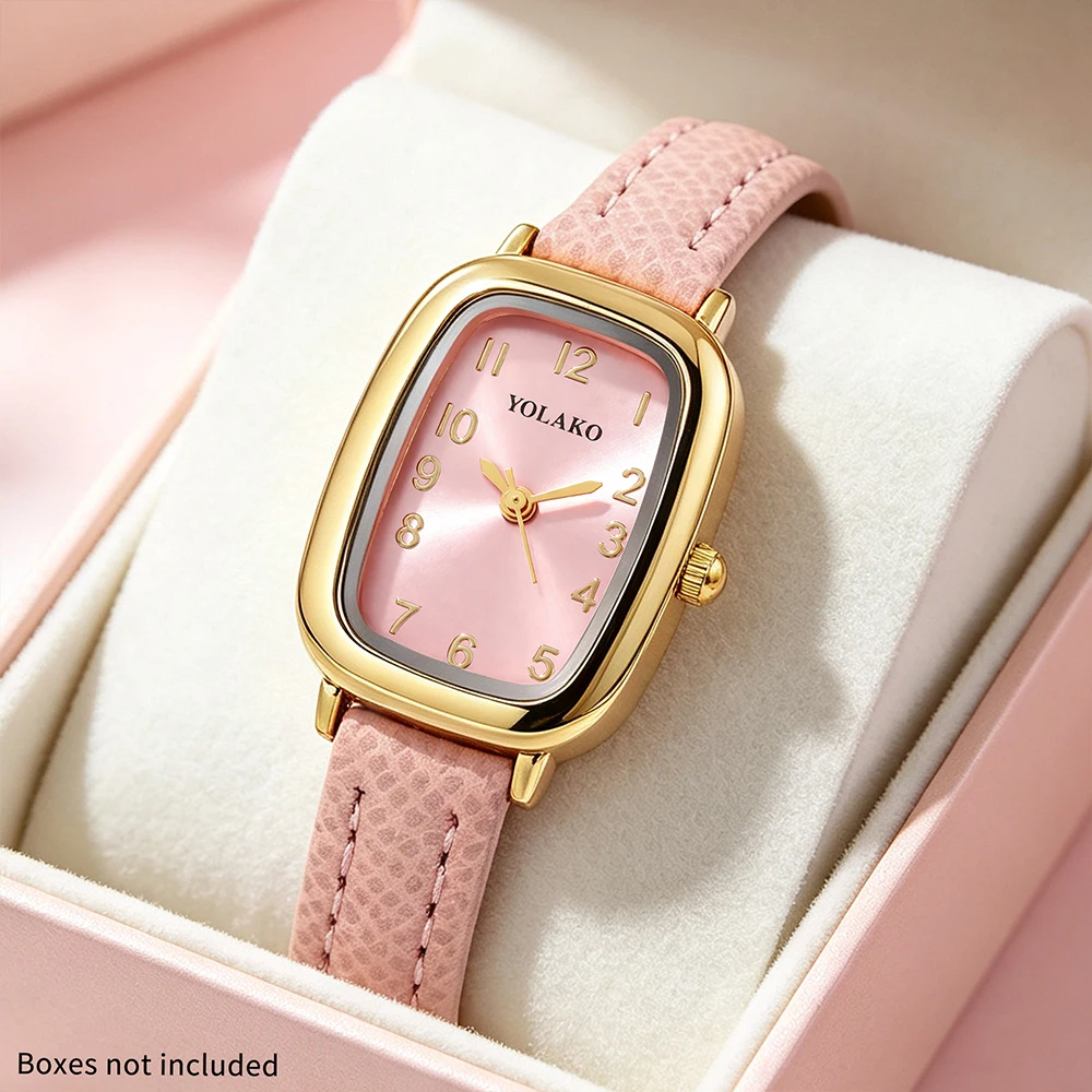 1-piece ladies' quartz watch, small and cute, birthday, New Year, Christmas gift, no box included