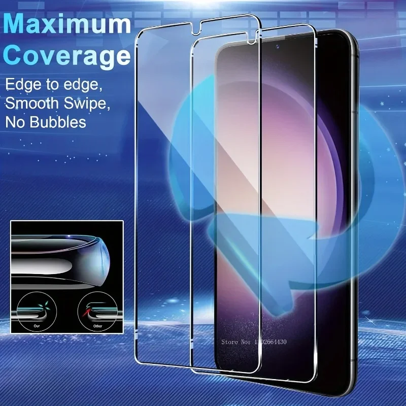 

Защитное стекло Ultra HD для экрана, 3 шт., закаленное стекло для Samsung Galaxy S24 S25 Ultra S25 S23 S22 S21 FE Plus Glass + 3 шт. пленка для объектива
