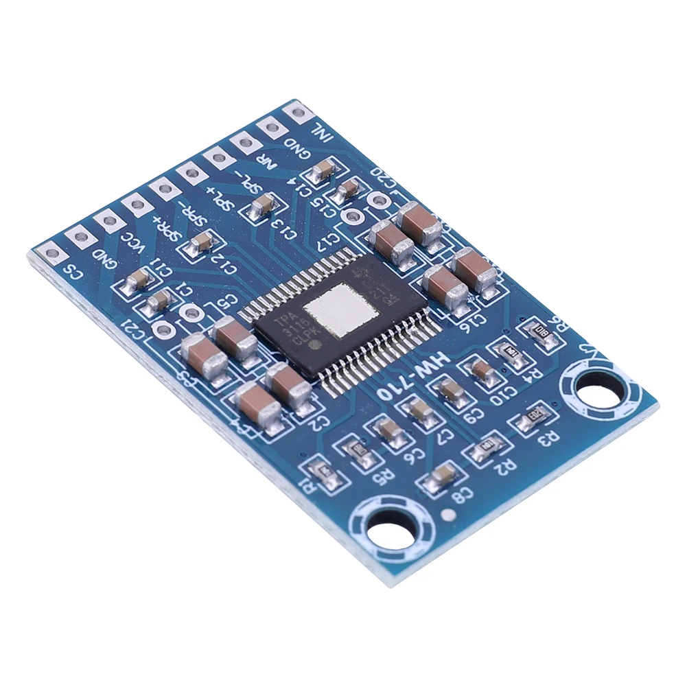 TPA3116D2 Digital Audio Amplifier Board DC12-24V 50W Ultra-Thin Amplifier Board Class D Power Amplifier Module Two ChannelDouble