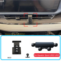 Car Phone Holder For Ford Equator Sport 2022-2023 Gravity Stand Mount Support Horizontal Mobile Bracket Accessories With Base