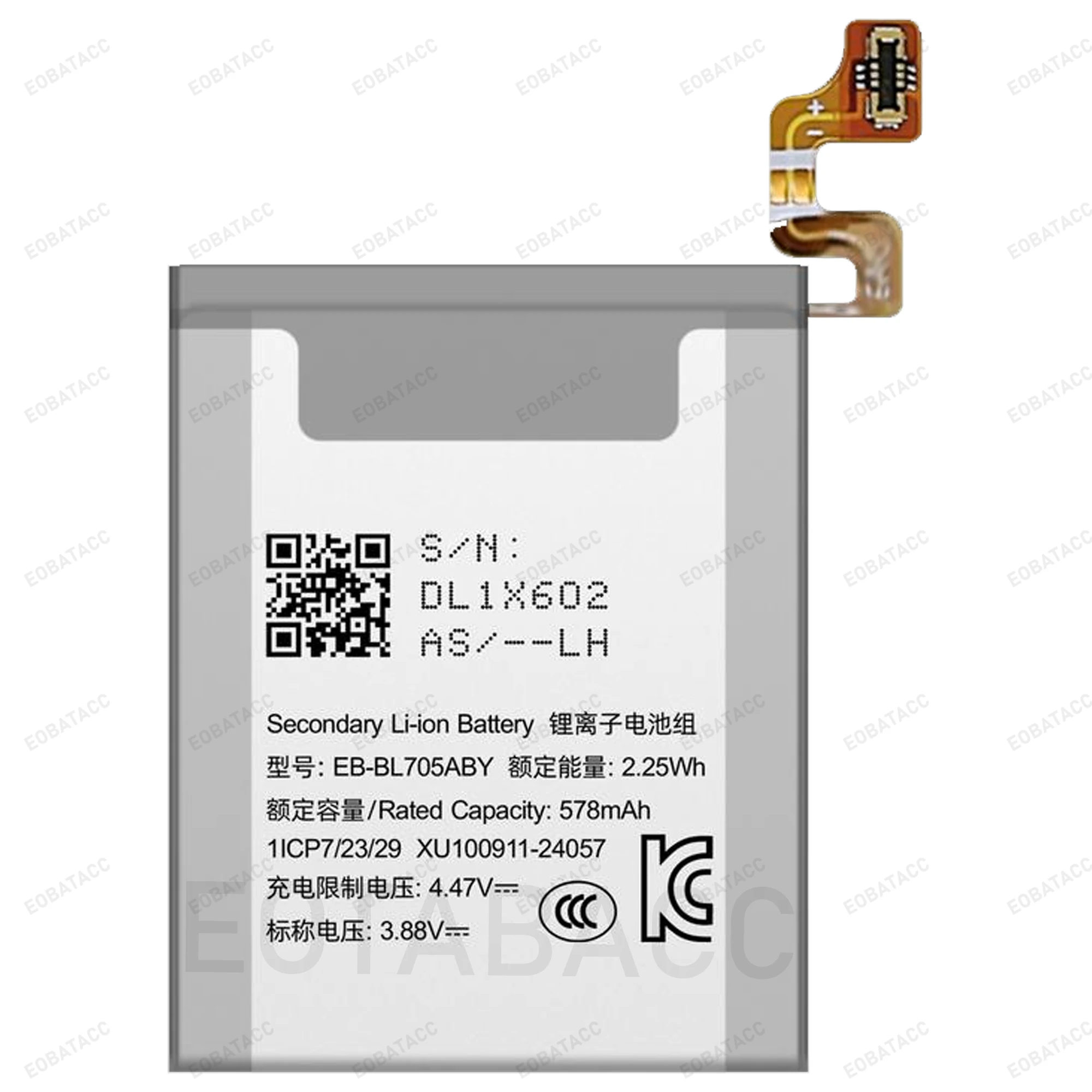 2025 anos EOBATACC 100% nova bateria EB-BL705ABY para Samsung Watch Ultra/SM-L705F baterias + ferramentas gratuitas
